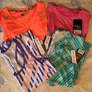 LOT OF 4 RBX GSX ATHLETIC WEAR YOGA SPORT L NWT